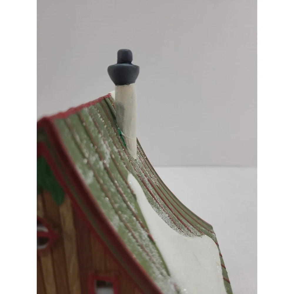 Department Dept 56 GIFT WRAP & RIBBONS North Pole Series REPAIRED Lighted